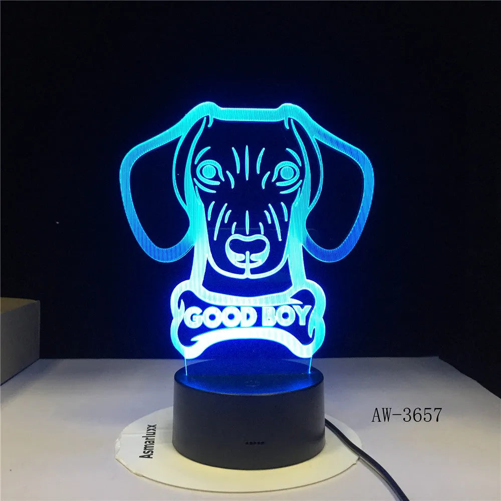 Remote control gradient LED table lamp with acrylic shade on ABS base.