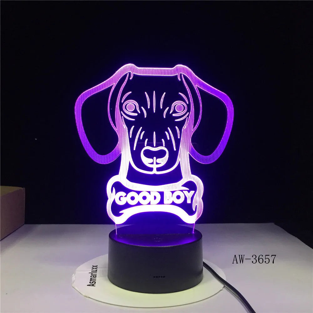 Remote control gradient LED table lamp with acrylic shade on ABS base.