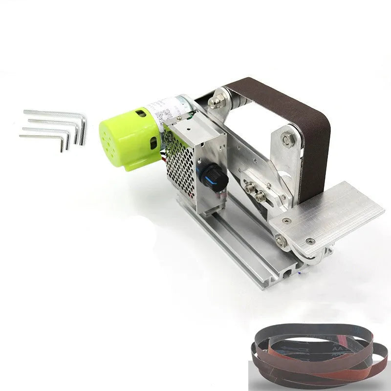 895 model fixed-angle desktop belt sharpening and polishing machine on a workbench.