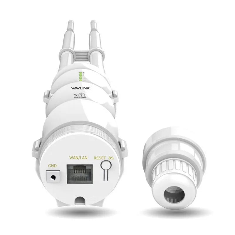 White outdoor wireless ap rangefinder with 600 metre coverage and detachable design