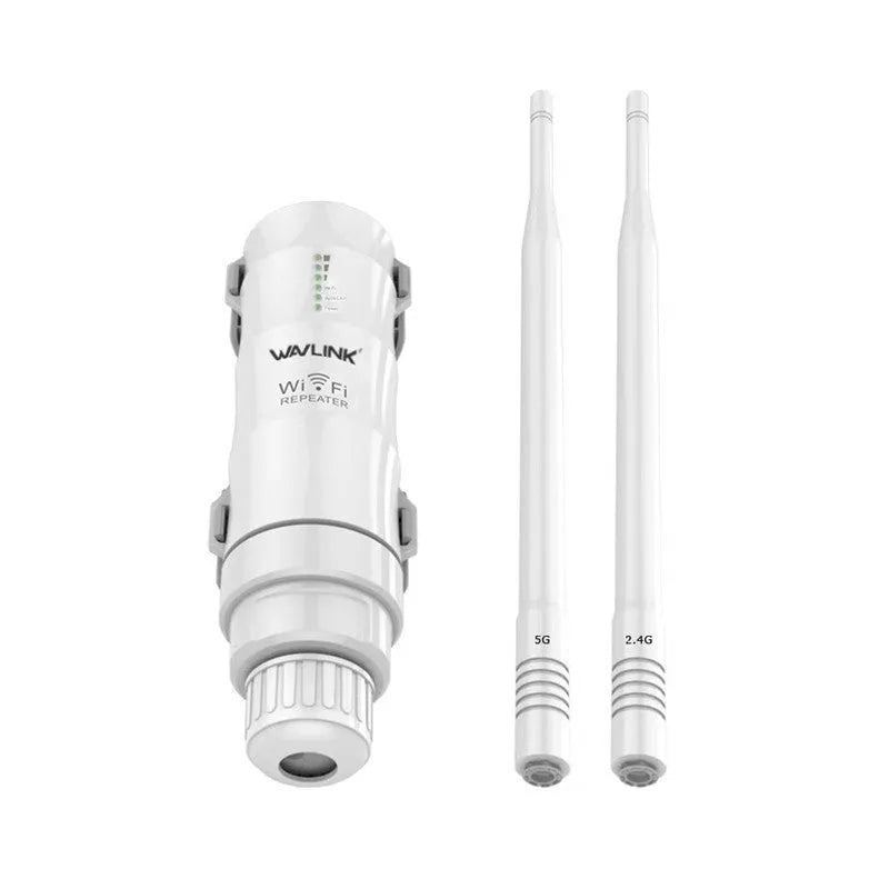 White outdoor wireless ap rangefinder with 600 metre coverage and detachable design