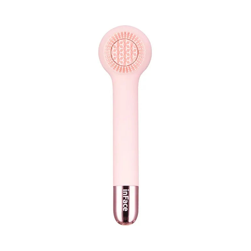 inFace CB-11D electric shower brush with four rotating heads in grey or pink colour
