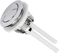 38mm round dual flush toilet button replacement made from white ABS plastic