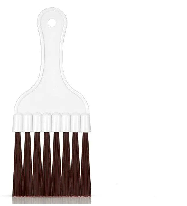 Stainless steel air conditioning fin cleaning brush with metal comb accessory for condenser maintenance