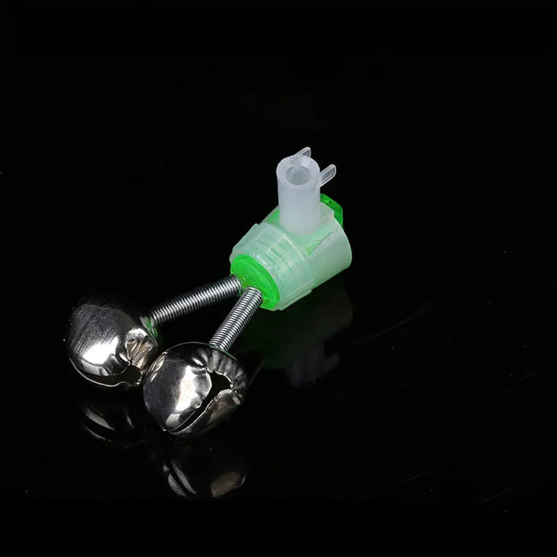 Bell fishing sea rod alarm with anti-swing design and multi-function jack