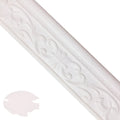 Self-adhesive decorative skirting line with grid pattern for living room walls in various colours.