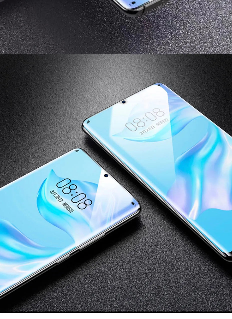 3-piece hydrogel screen protector film pack for Huawei and Honor smartphones