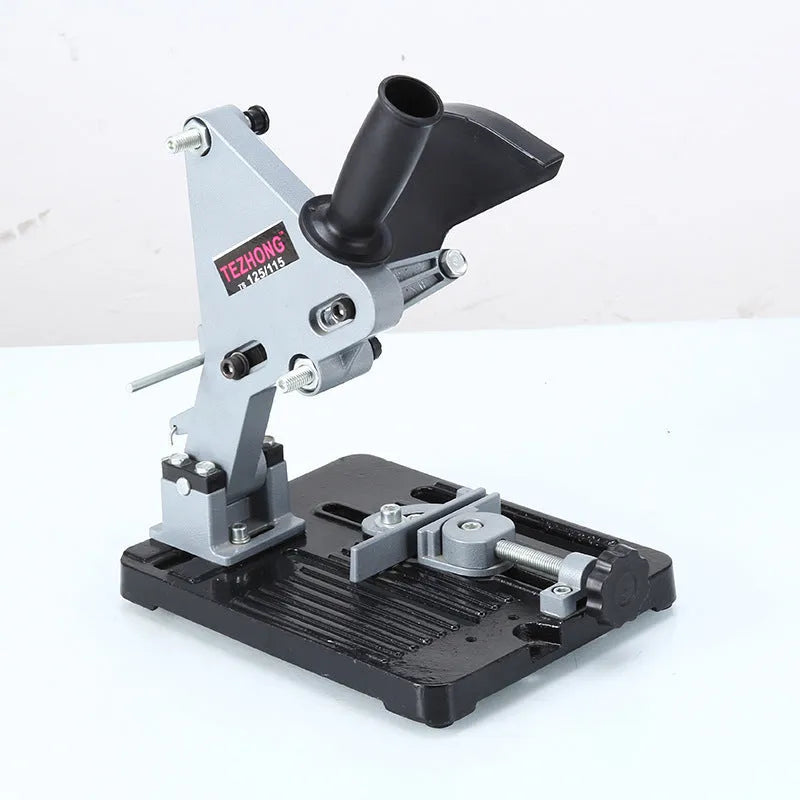 Alloy angle grinder mounting bracket, 125mm long, for fixed stationary use.