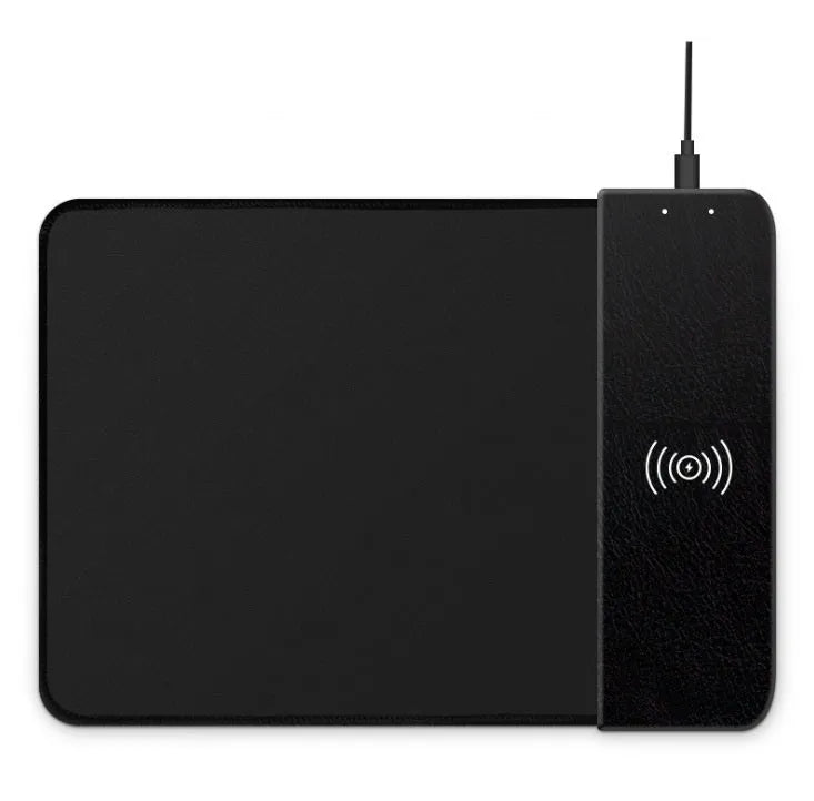 Wireless charging mouse pad with cartoon design, RGB lighting and USB cable