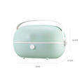 Portable electric lunch box with stainless steel interior in choice of colours
