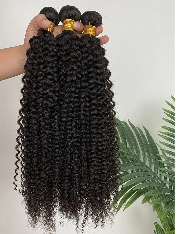 Human hair wig curtain in 8A colour medium long length on a mannequin head