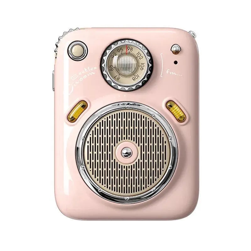 Four-in-one smart Bluetooth speaker FM smart radio in green, pink, red or white colour