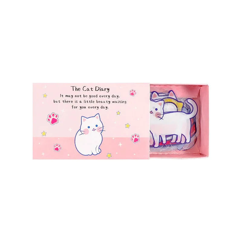 Thibe Little Haruhito Ins Wind Box Korean version 20-piece stationery sticker set showing cute animal designs.