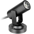 Black plastic 1W RGBW LED stage lighting pinspot beam spotlight with single white LED