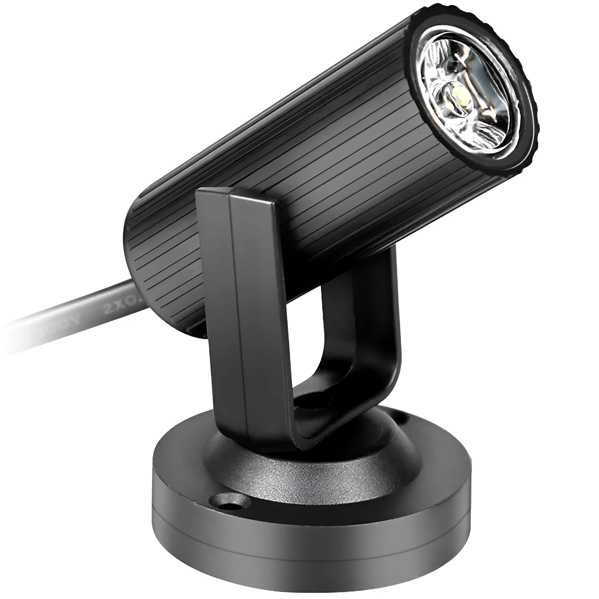 Black plastic 1W RGBW LED stage lighting pinspot beam spotlight with single white LED