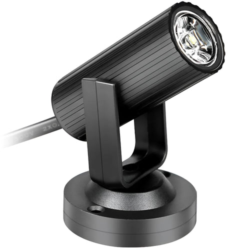 Black plastic 1W RGBW LED stage lighting pinspot beam spotlight with single white LED