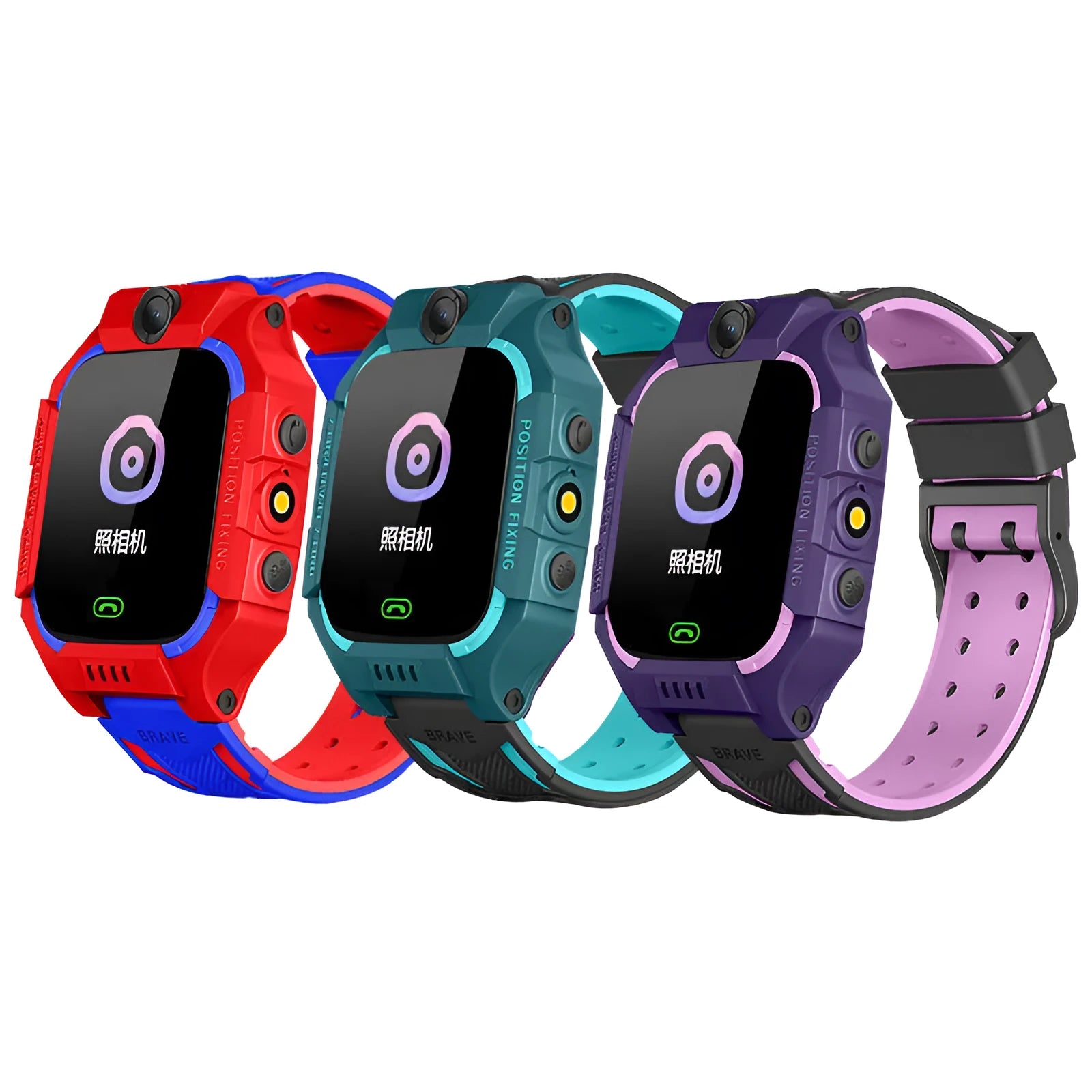 Z6 Q19 children's smart phone watch with colour touchscreen on a wrist