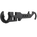 Black AR15 M4 combination wrench with dual-purpose design for firearm maintenance