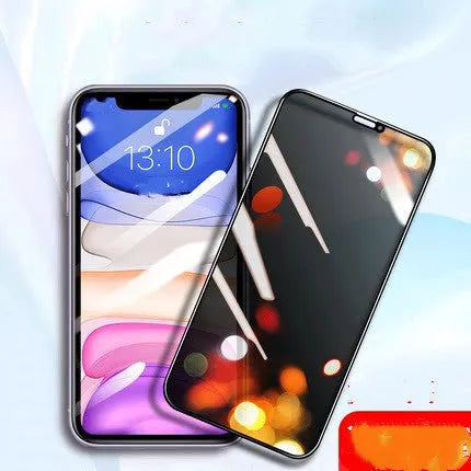 Tempered glass anti-peeping privacy screen film for iPhone full screen protection with self-repair layer