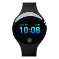 Smart watch with Bluetooth pedometer and vibrating alarm in multiple colours including black, blue, and rose red