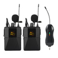 Black Little Bee X3 wireless lavalier lapel microphone on a clip.