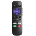 Black Roku TV remote control for Roku Express Premiere with voice command button