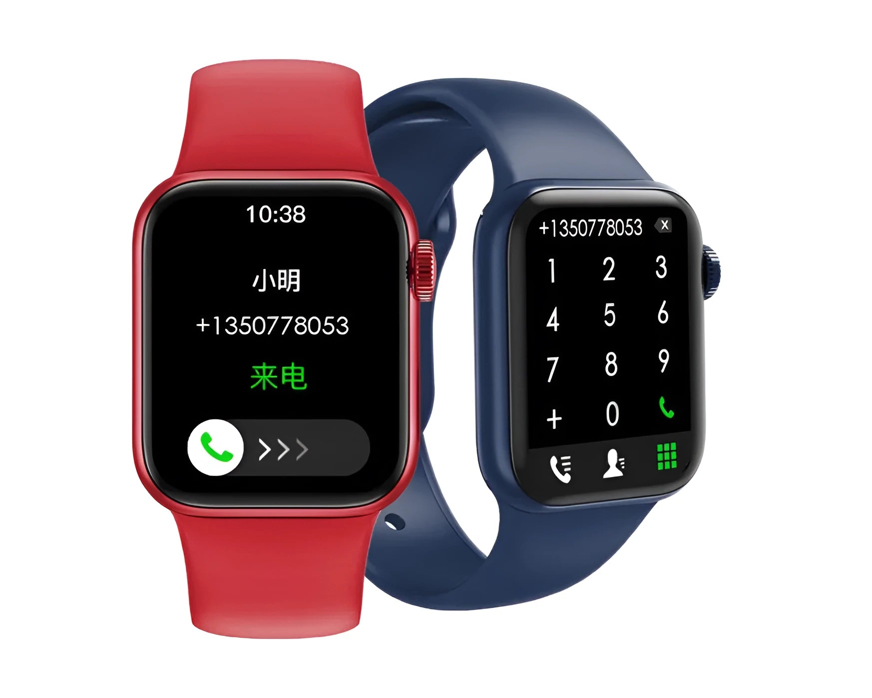 M16Plus smart watch in silver with 1.8-inch touchscreen and zinc alloy case on a wrist.