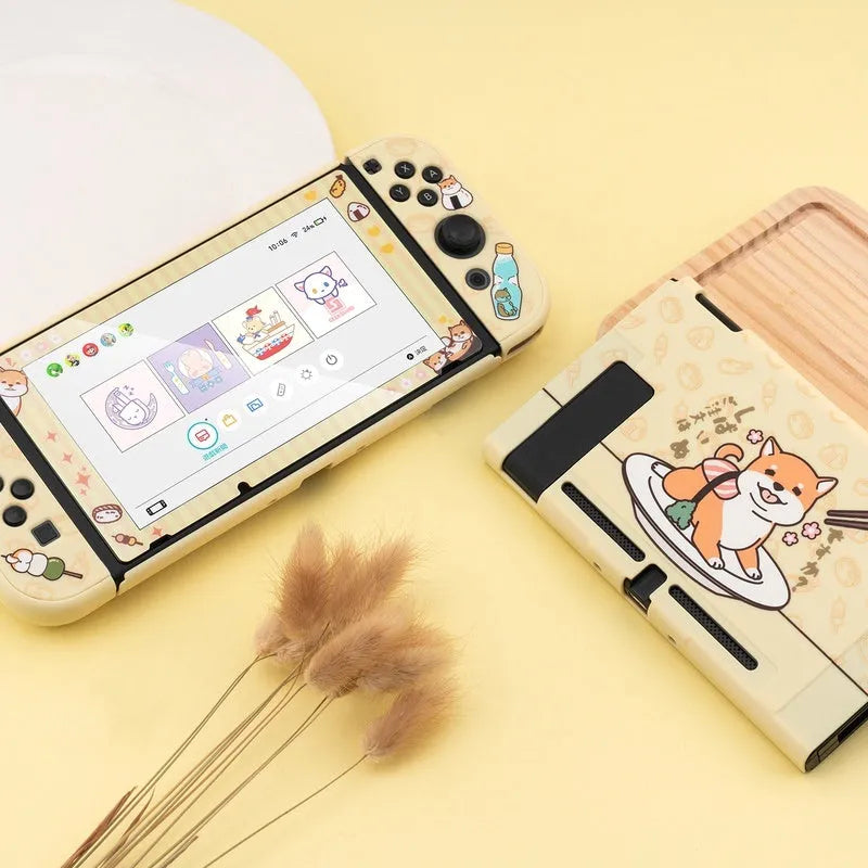 Nintendo Switch Lite silicone controller protective case with back grip design