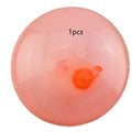 Large pink yellow green blue inflatable bouncy ball children's toy with TPR elastic material