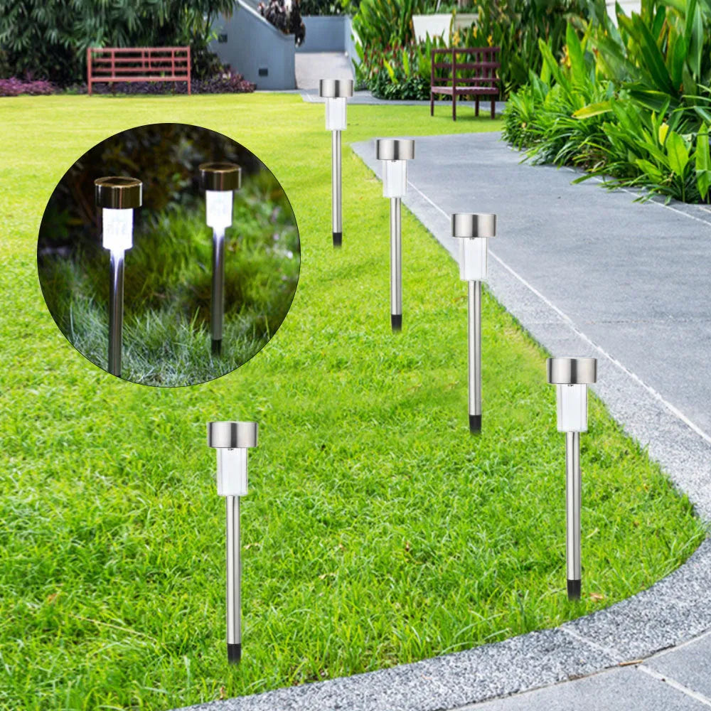 Stainless steel garden landscape light with IP44 waterproof rating and LED illumination