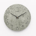 Grey European style modern wall clock for living room decoration