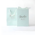 Small cardboard gift box with bronzing detail in multiple colour options