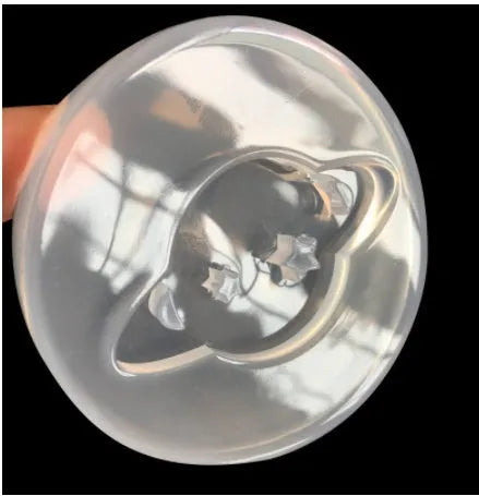 Round silicone epoxy mould for making full planet mirror resin charms, approximately 6.5 cm diameter.