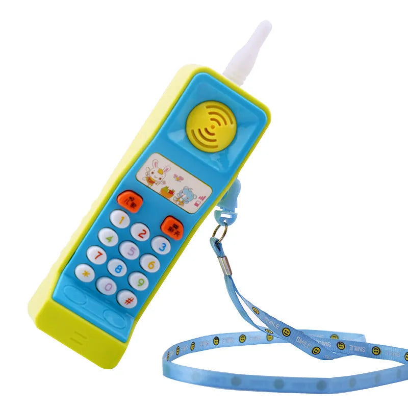 Children's educational toys with sound, light, and music features including cartoon animal designs