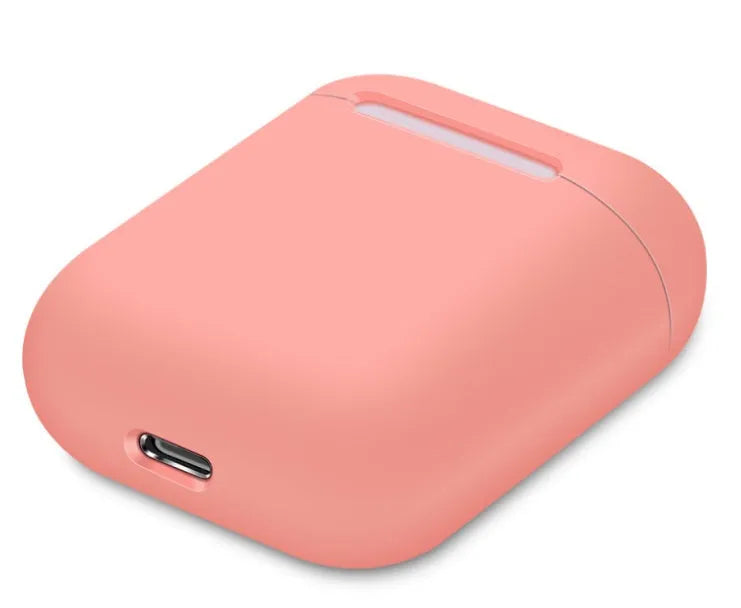 Silicone protective case for Apple AirPods charging box in split design with multiple colour options