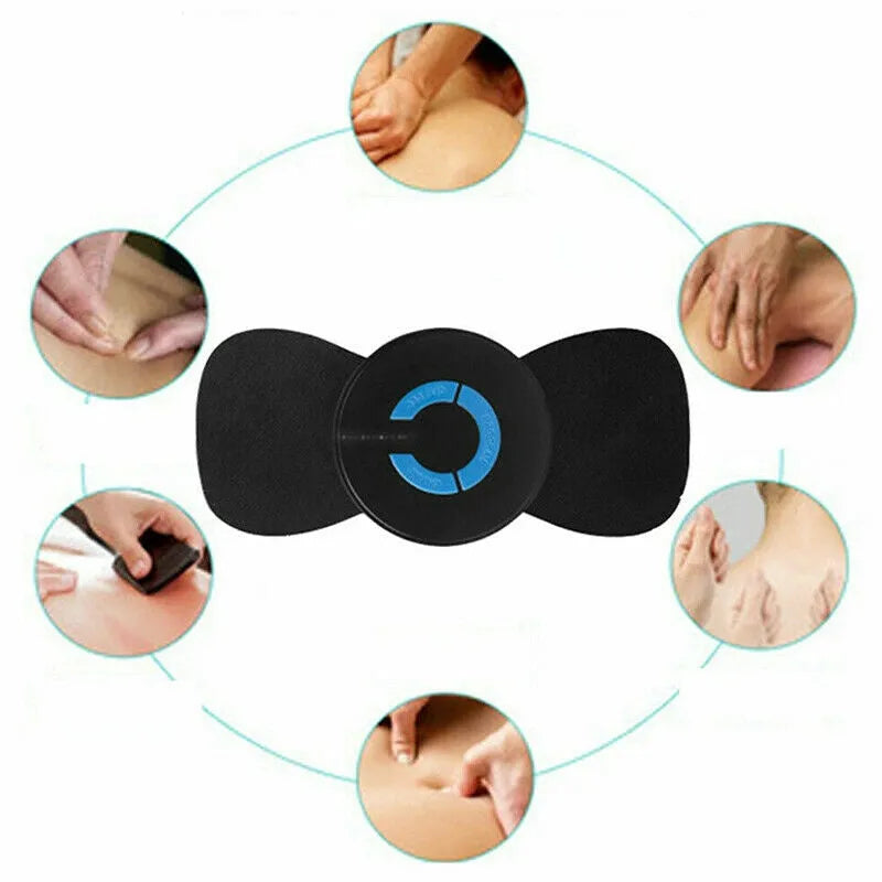 Black HQ-185 portable electric shoulder and neck massager with compact 15cm design