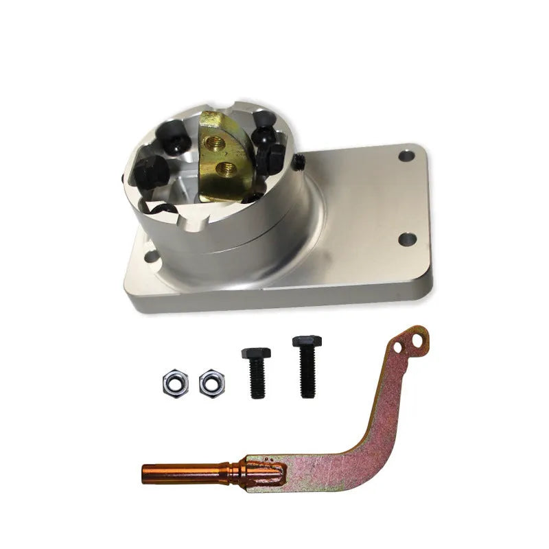 Silver aluminium alloy short shift lever for Horton car manual transmission