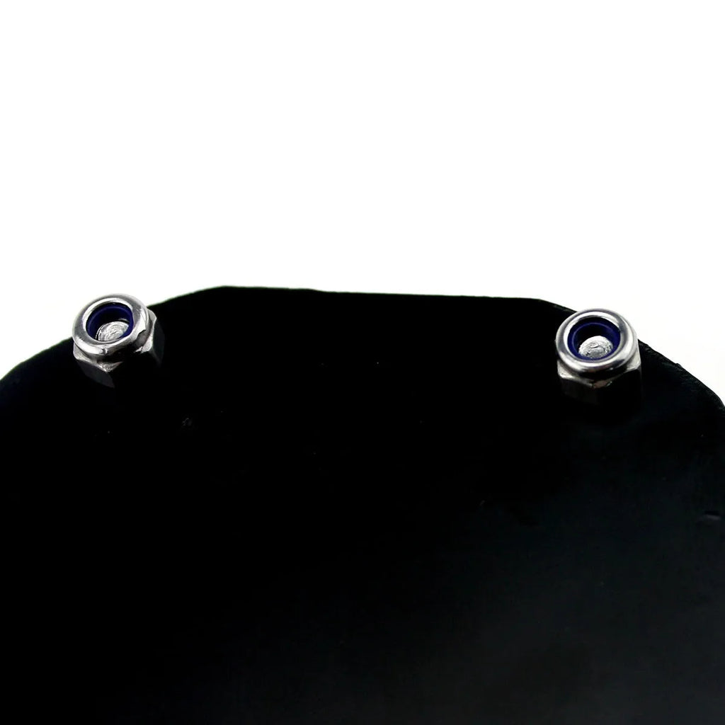 Black carbon fibre pattern aluminium alloy motorcycle tax disc holder with waterproof seal