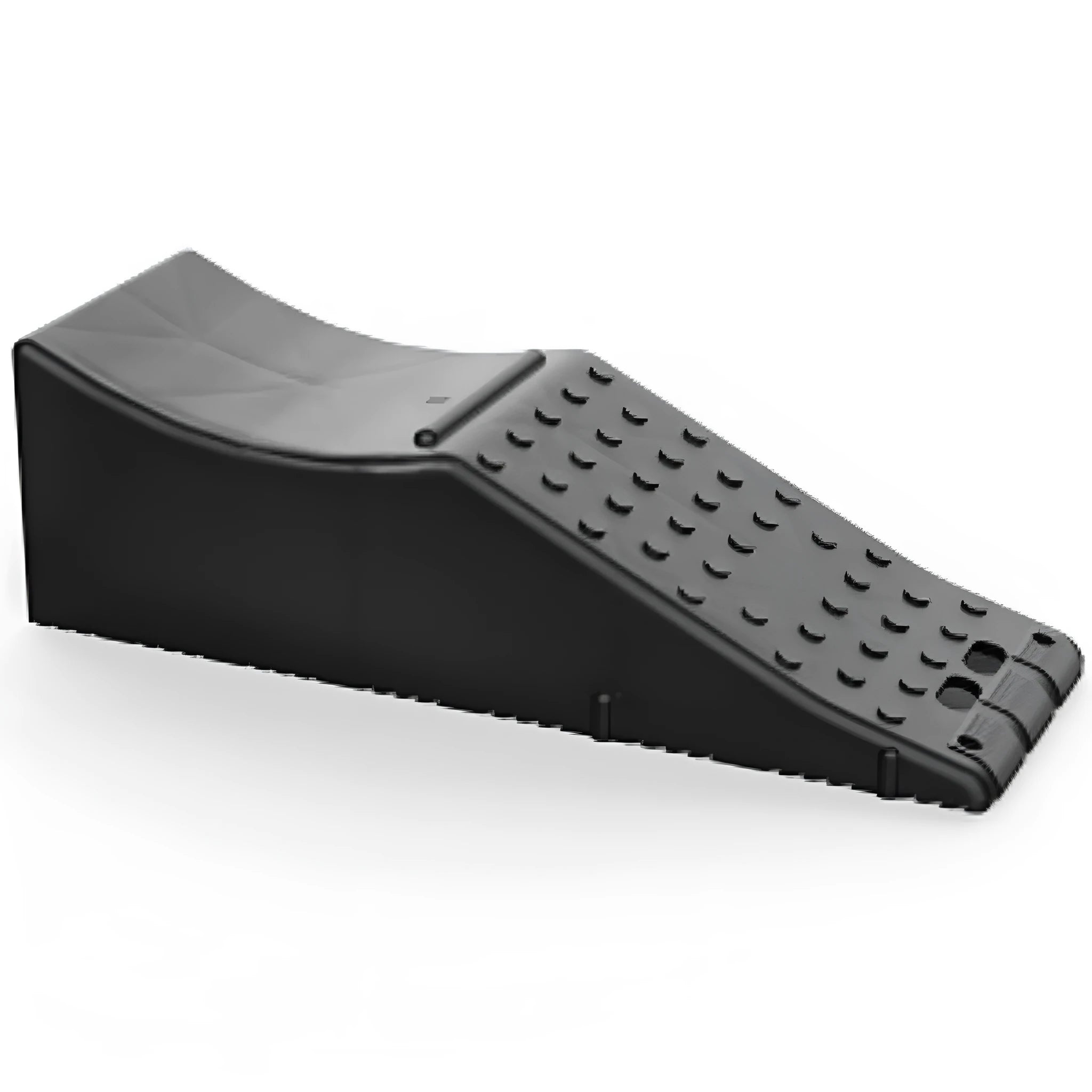 Black universal car seat pad with non-slip backing shown on a car seat