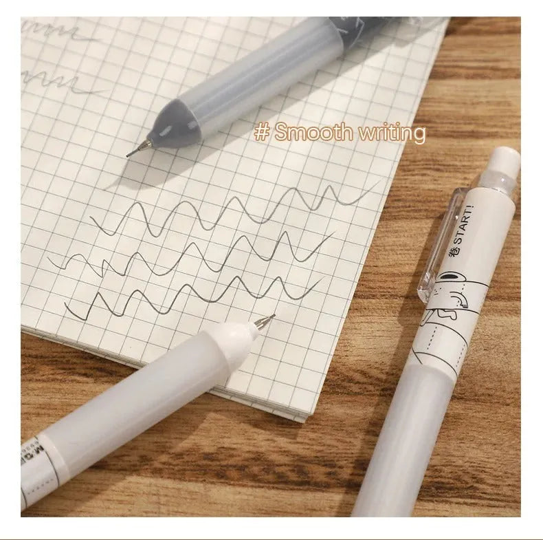 0.5mm automatic pencil with cloud grip in black or white colour options