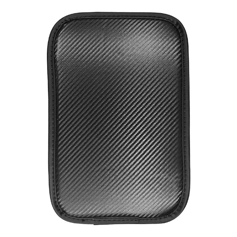 Genuine leather automotive armrest cushion mat in choice of four colours for centre console protection