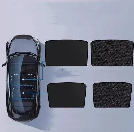 Ice crystal pattern car sun visor accessory in beige and black options for thermal insulation.