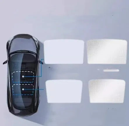 Ice crystal pattern car sun visor accessory in beige and black options for thermal insulation.