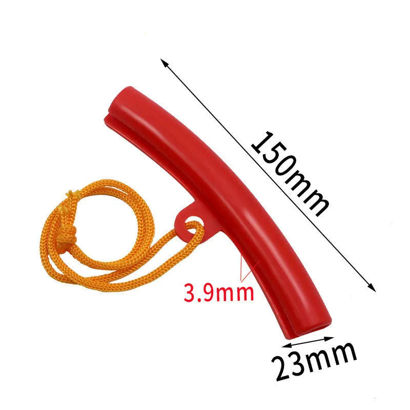 Polyurethane wheel hub protective sleeve in yellow, orange, blue, and red colours, 15cm size
