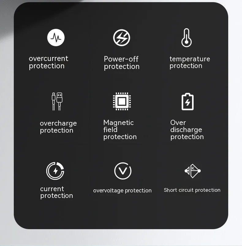 PD66W fast charge 20000 mAh power bank in black or white colours with creative design