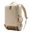 Korean-style men's Oxford cloth backpack in army green colour showing 30x16x46cm dimensions