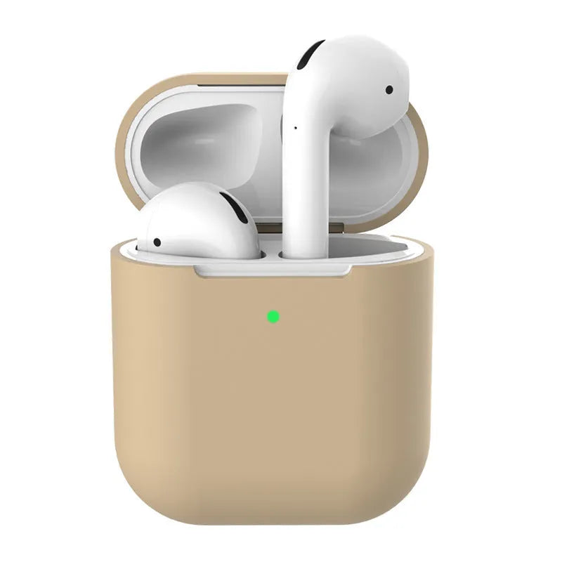 Silicone clamshell protector case for Apple AirPods 2 in multiple colour options