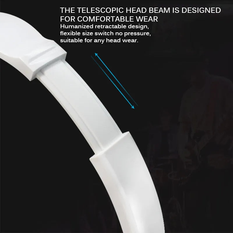 Black folding wired over-ear headphones with adjustable headband and 3.5mm plug on a coiled cable.