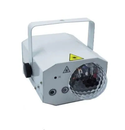 Black or white LED laser magic fan with remote control for stage and party lighting