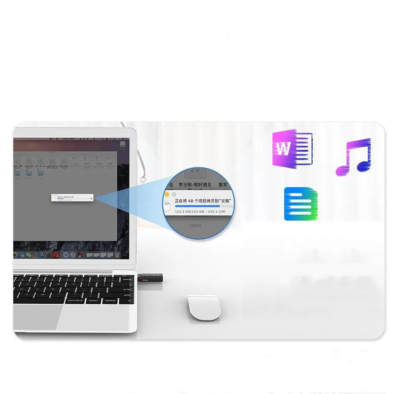 Black USB car FM Bluetooth receiver for MP3 playback with USB and AUX ports.